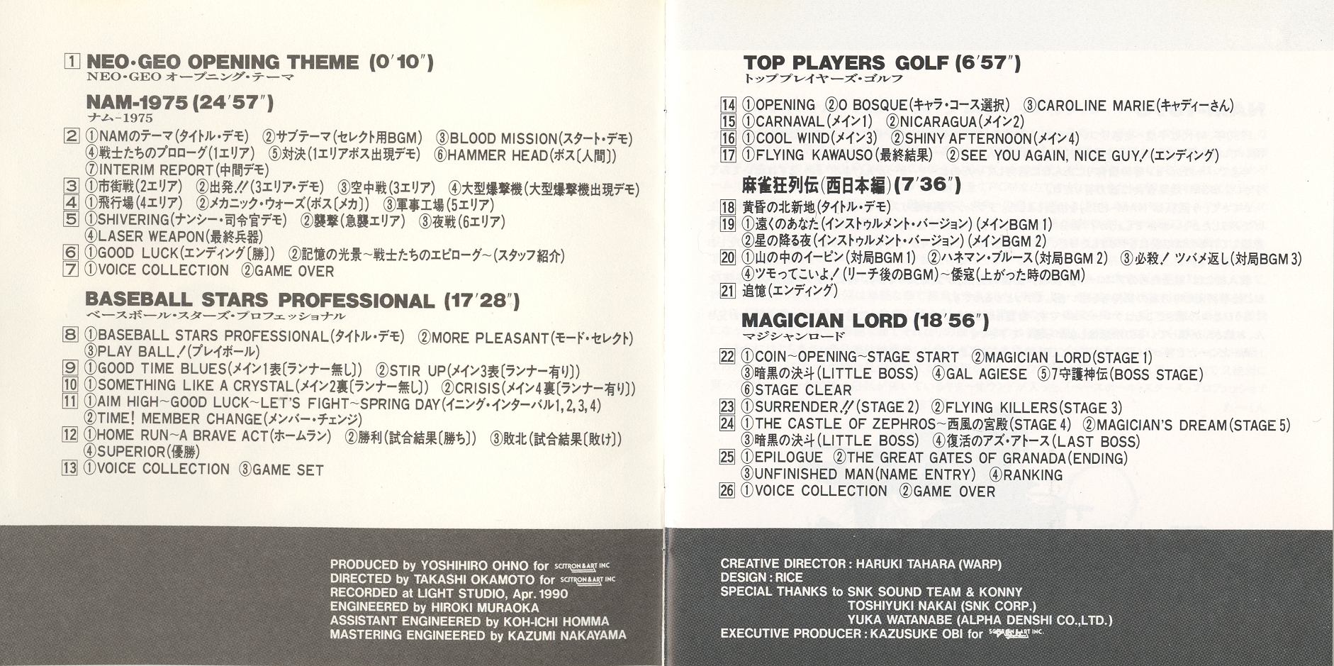 NEO-GEO SOUND POWER -G.S.M. SNK 2- (1990) MP3 - Download NEO-GEO SOUND POWER  -G.S.M. SNK 2- (1990) Soundtracks for FREE!